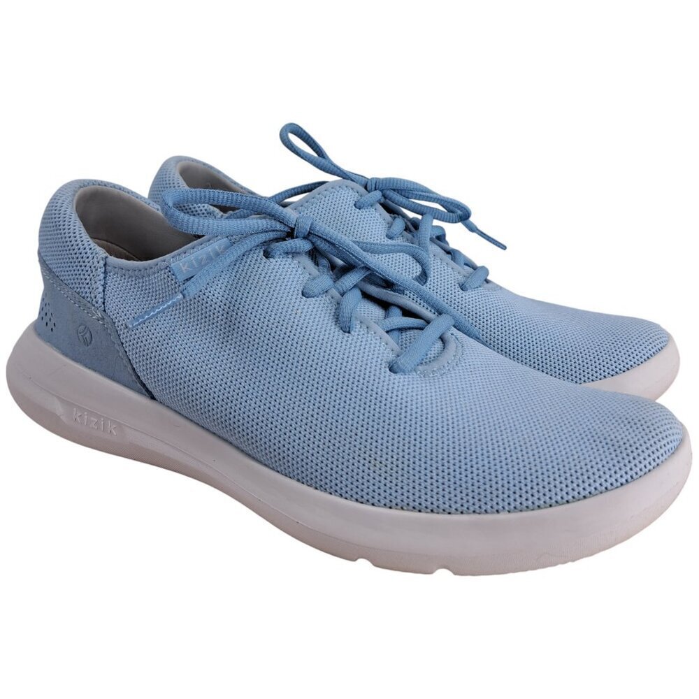 Kizik Madrid Eco Knit Low Top Sneakers Tennis Shoes Size Womens 8.5 Mens 7 Blue